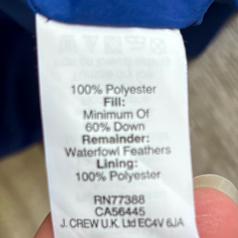 J Crew down jacket - Picture 3 of 3
